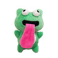 Magnetic Frog Tongue Kiss Keychain – Cute Squeaky Plush Frog Pair Charm (12 cm)