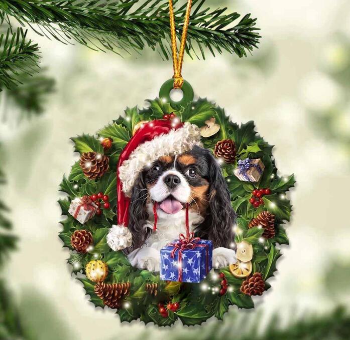 Sleeping Dog Angel Car Pendant, Acrylic Hanging Ornament for Cars, Doors & Home Decor