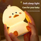 Creative Cute Happy Duck Night Lamp – USB Rechargeable Multicolor Bedside Light