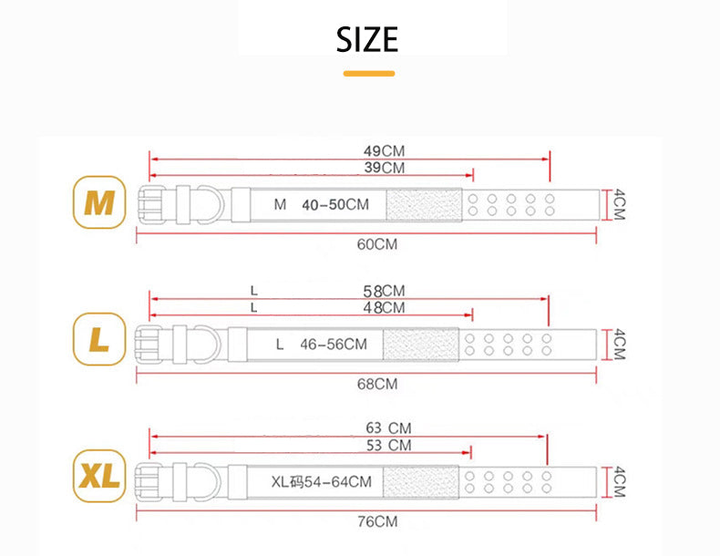 OneTigris Military Adjustable Dog Collar, Heavy-Duty Tactical Collar with Metal D-Ring & Buckle (M–XL)
