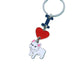 INS Love Dog Pendant, Metal Bag Charm & Keychain Accessory