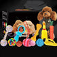 Excitement in a Box: Vocal Dog Toy Assortment Sets (Rubber & Cotton Rope Mix, Random Colors).