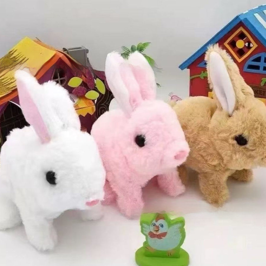 Realistic Bunny Toy, Lifelike Modern Art Rabbit Decoration