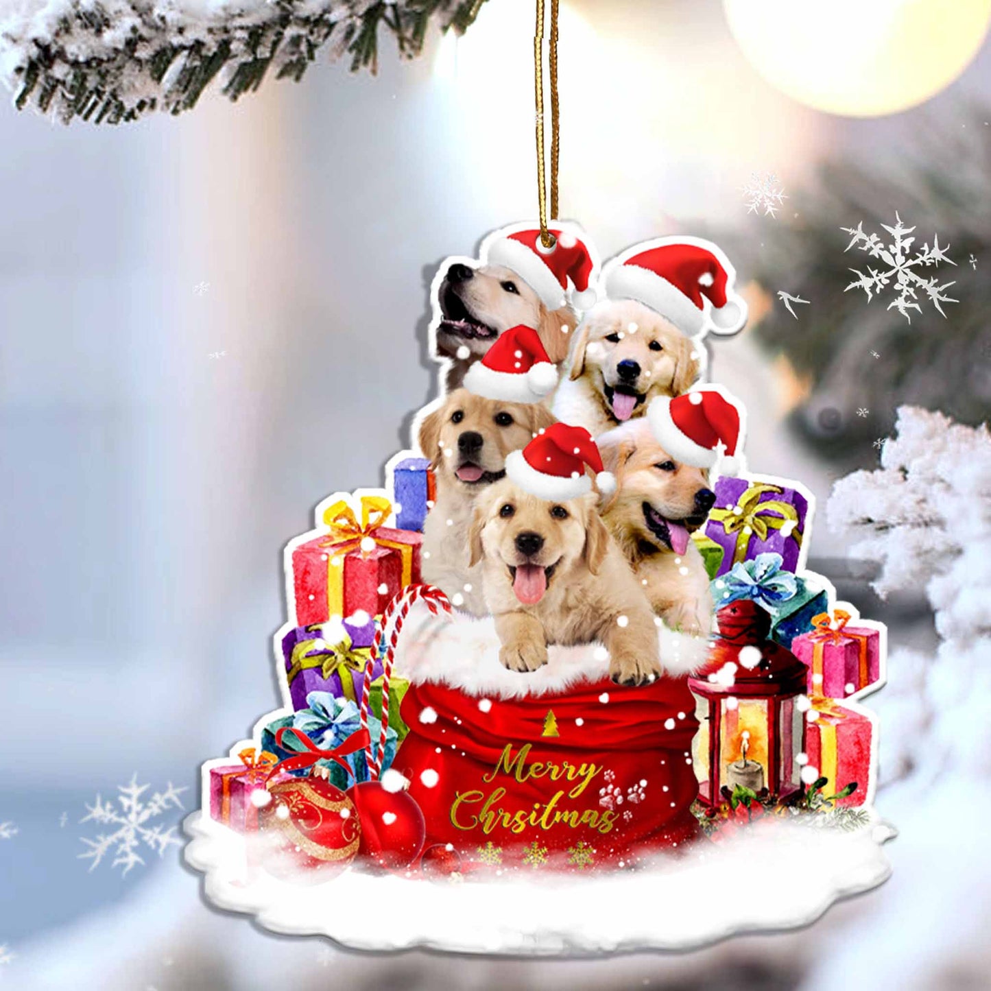 Sleeping Angel Dog Car Pendant, Acrylic Hanging Ornament for Cars, Doors & Home Display