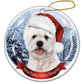 Sleeping Angel Dog Car Pendant, Acrylic Hanging Ornament for Cars, Doors & Home Displays
