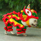 Cat Dance Lion Pet Funny Costume, Dog & Cat Four-Legged Outfit for Festivals & Fun Dress-Up