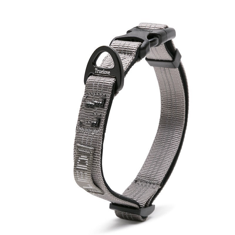 Red Plaid Pet Dog Ring, Classic Polyester Dog Collar Accessory