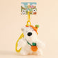 Creative Cartoon Plush West Highland Puppy Dog Keychain