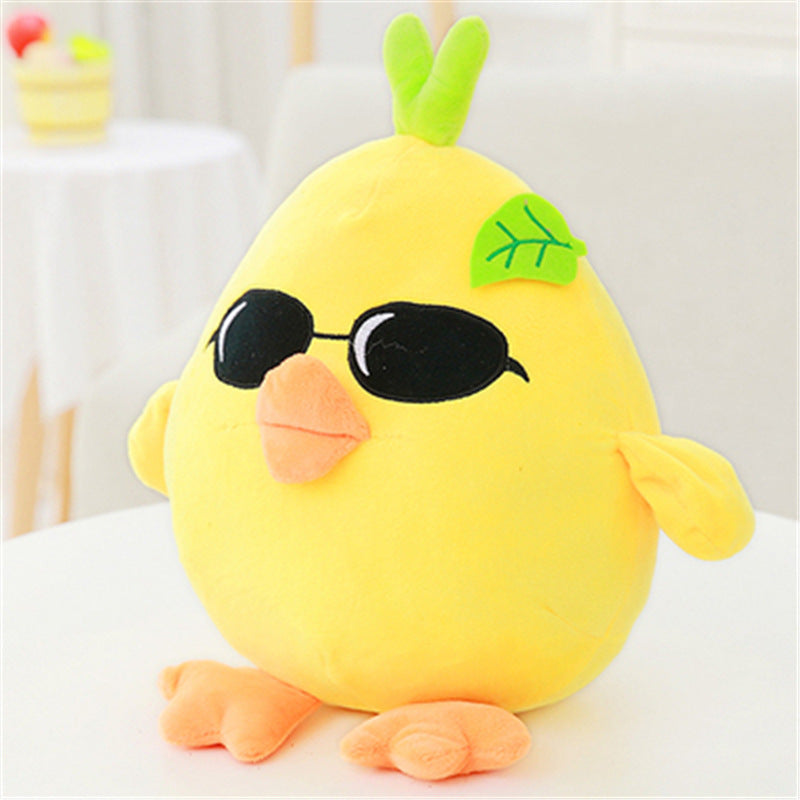 Tiny & Tender: Small Grass Chicken Plush Doll (Crystal Super Soft, PP Cotton).