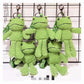 Ultra-Soft Green Frog Plush Keychain Pendant or Mini Wallet.