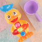 Bath Time Fun: Dr. Duck Rotating Waterwheel Sucker Toy ($\mathbf{25\text{cm}}$ Water Play).