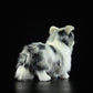Border Collie Simulation Plush Toy, Realistic Soft Dog Doll with PP Cotton Filling