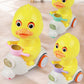 Yellow Duck Press & Pull-Back Toy – Inertial Trolley for Kids