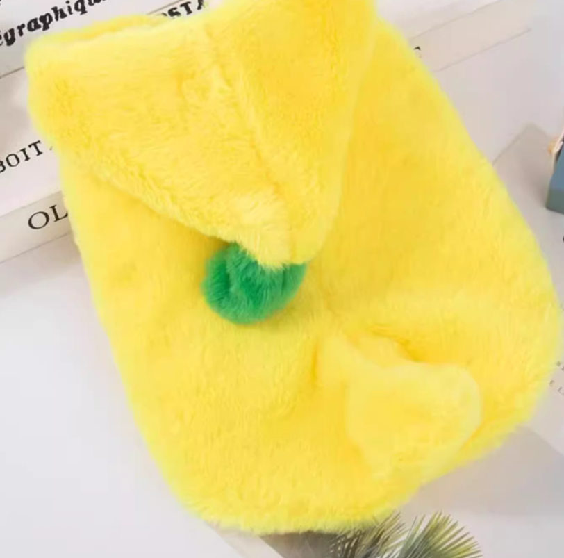 Dog Clothes, Autumn and Winter Funny Banana Pet Costume