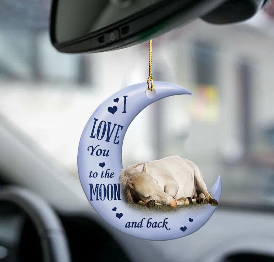 Sleeping Angel Dog Car Pendant, Acrylic Hanging Ornament for Cars, Doors & Home Decoration