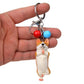Yoga Dog Independent Corgi Bell Keychain, PVC Resin Climbing Dog Pendant