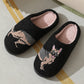 New Comfort Home Cute Cartoon Little Wolf Dog Winter Cotton Slippers