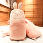 Sakura Bunny Plush Toy, Soft Short-Plush Rabbit with PP Cotton Filling