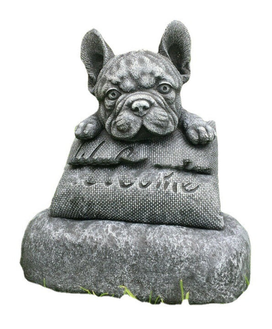 Welcome Dog Pillow Resin Ornament, Cartoon Watchdog Home Decor Craft