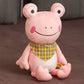 Charming Companion: Cute Scarf Frog Plush Doll for Teenagers (25cm & 45cm).