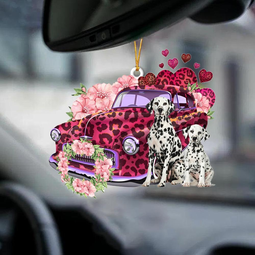 Sleeping Angel Dog Car Pendant, Acrylic Hanging Ornament for Cars, Doors & Home Decor