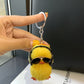 Mini Mink Hair Yellow Duck Key Ring Pendant – Cute Plush Car & Schoolbag Charm