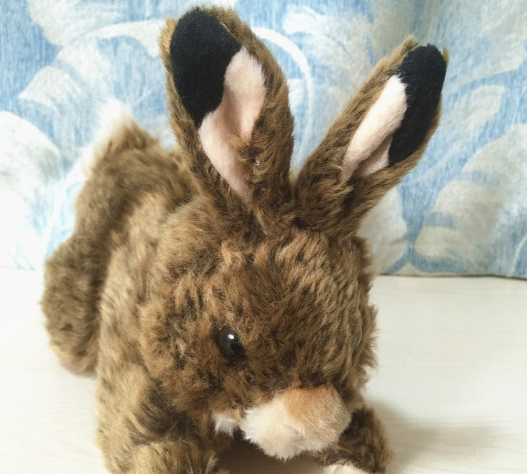 Pocket-Sized Comfort: Cute Bunny Hare Plush Doll ($\mathbf{24\times 15\text{cm}}$).