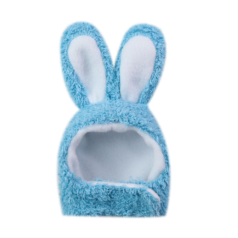 Cat & Dog Bunny Hat, Soft Cashmere Pet Hat for Small to Medium Pets