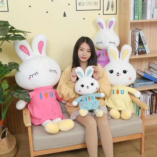 Super Soft Snuggles: Bunny Doll Plush Toy (PP Cotton Filled).