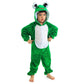 Spring Fun: Children's Frog Hooded Long One-piece Costume (Cotton, Ages Under 17).