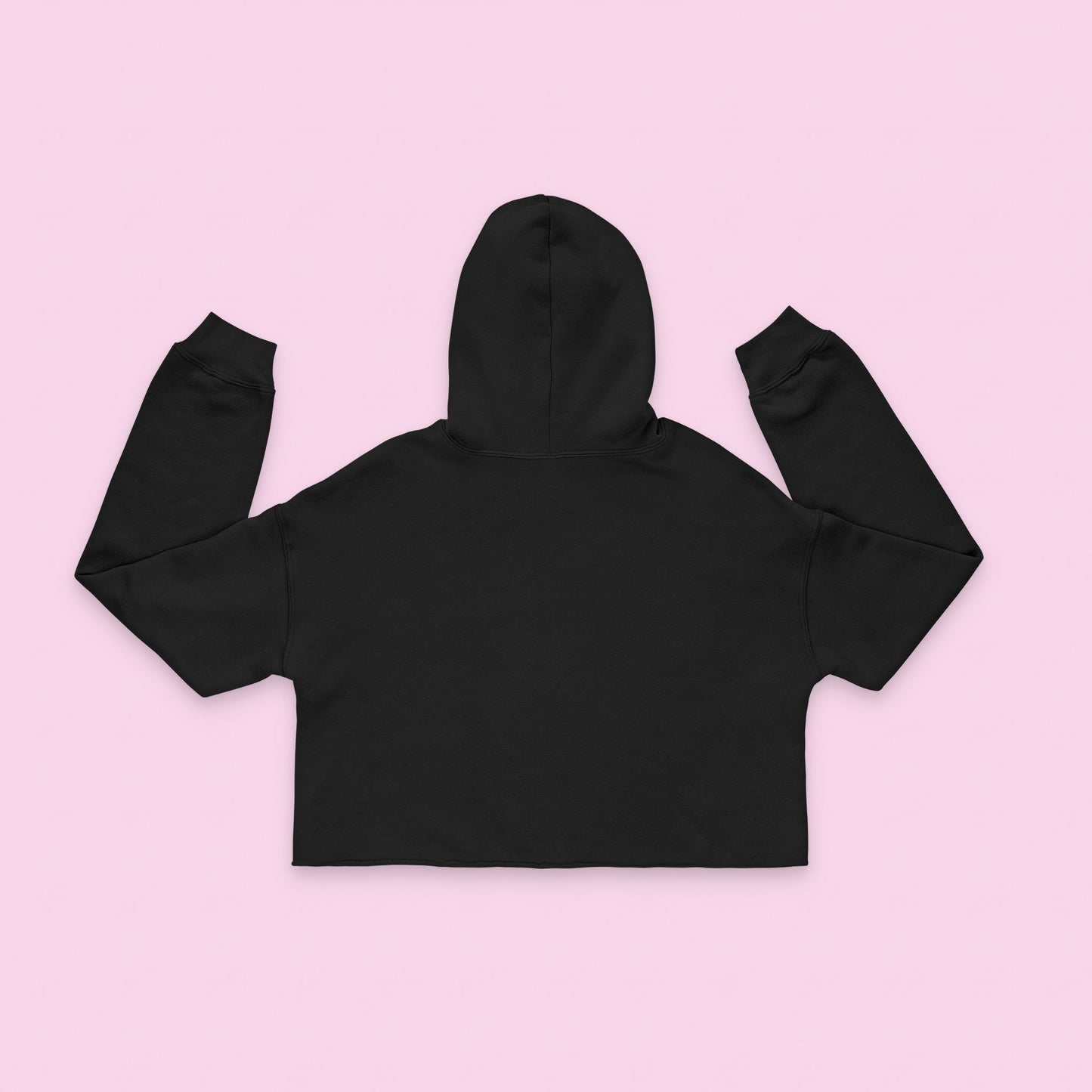 Women's Cropped Hoodie - Minimal Graphic Cropped Hoodie