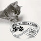 Small Dog Paw Prints Ring, Copper Diamond-Accented Pet-Themed Fashion Jewelry