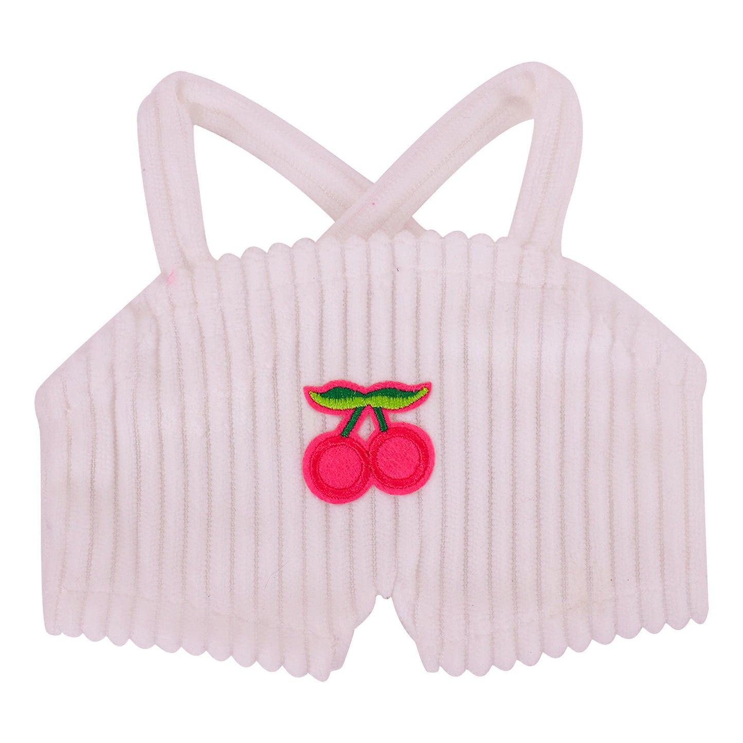 30cm Plush Yellow Duck Doll Clothes – Hyaluronic Acid Duck Suspender Overalls (Clothes Only)