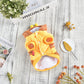 Cat & Dog Autumn/Winter Warm Bee Costume, Yellow Pet Coat for Medium & Large Pets