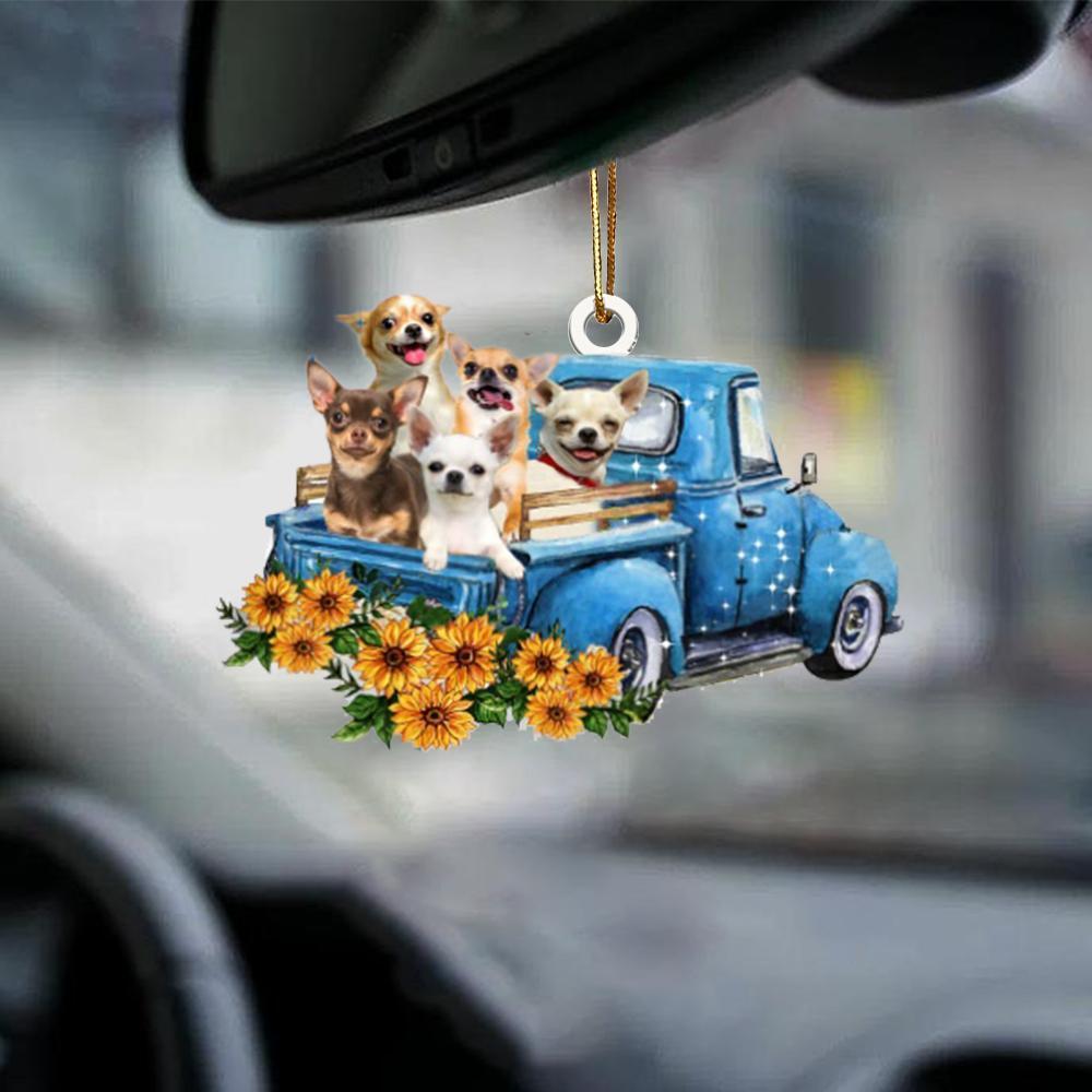 Sleeping Angel Dog Car Pendant, Acrylic Hanging Ornament for Cars, Doors & Home Decoration