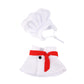 Kitchen God Pet Costume, Funny Chef Cloak & Hat Set for Dogs and Cats