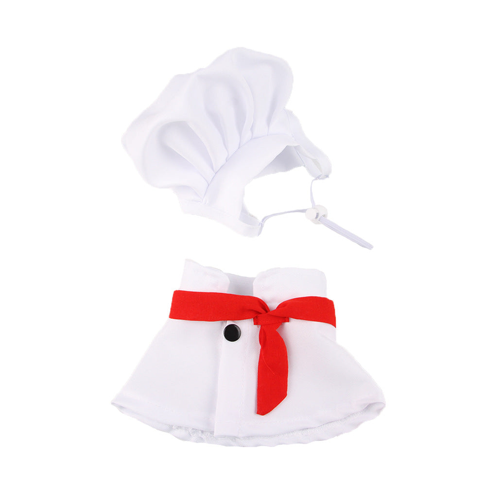 Kitchen God Pet Costume, Funny Chef Cloak & Hat Set for Dogs and Cats