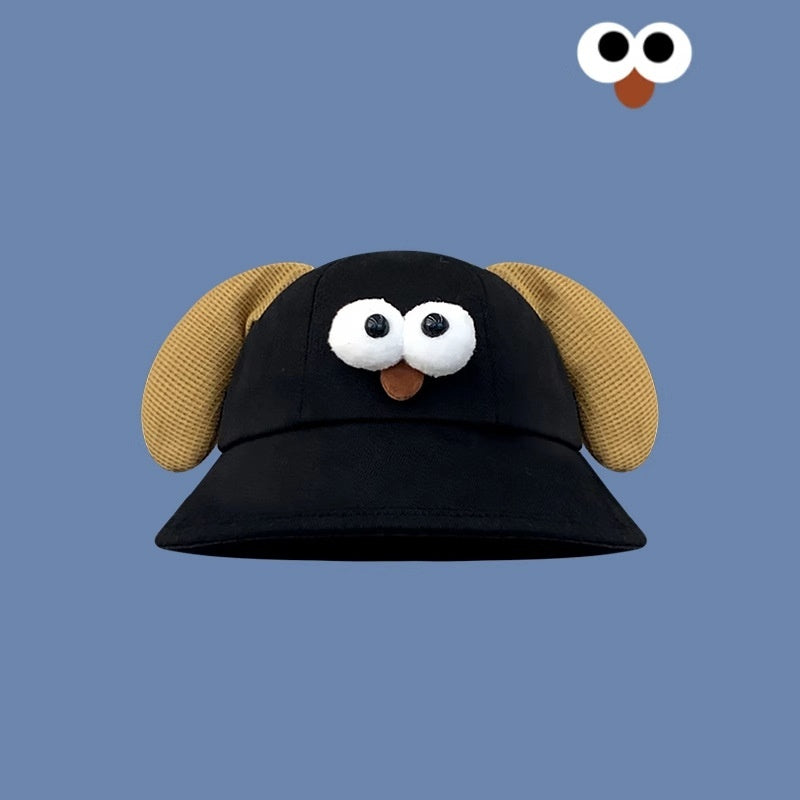 Seasonal Style: Cute Cartoon Fisherman Hat with Frog and Monster Designs (Tie-Dyed).