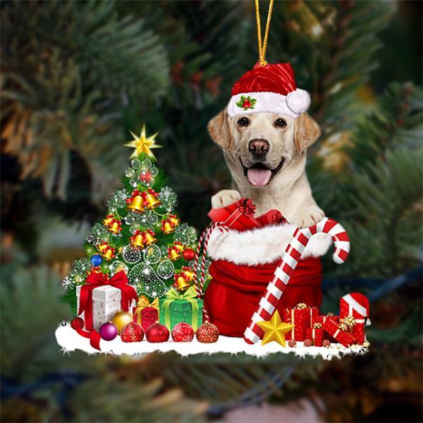 Sleeping Angel Dog Car Pendant, Cute Acrylic Hanging Ornament for Cars, Doors & Home Decor