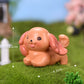 Micro Landscape Bonsai Dog Ornament, Small Cartoon Resin Decorative Craft