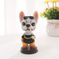 Creative Shaking Head Dog Car Ornament, Resin Dashboard & Desktop Decoration