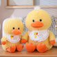 New Cute Little Yellow Duck Doodle Plush Toy – Soft Pine Needle Fleece Duck Doll