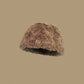 Sweet & Cozy: Cute Khaki Ears Plush Hat (Warm, Versatile, Cartoon Style).