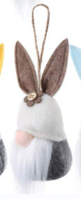 Easter Bunny Wool Ornaments, Colorful Hanging Spring Pendant