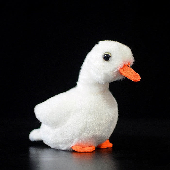 Simulation Cute White Duck Plush Toy – Soft Mini Duck-Shaped Stuffed Animal