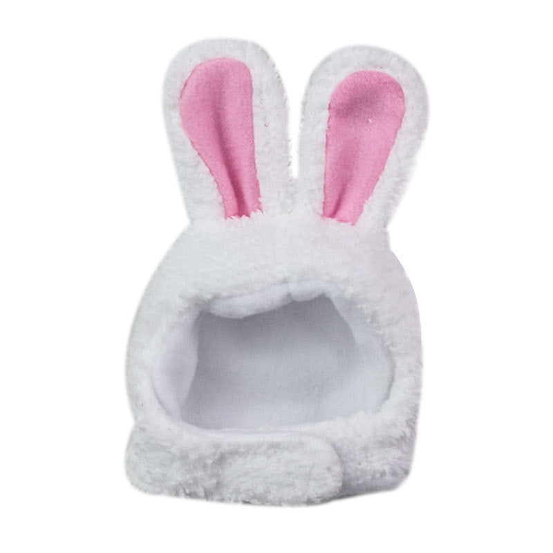Cat & Dog Bunny Hat, Soft Cashmere Pet Hat for Small to Medium Pets