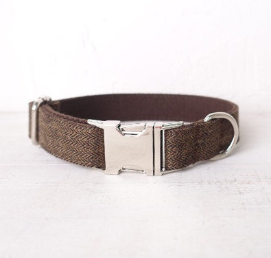 Thickened Alloy Buckle Pet Dog Ring, Bite-Resistant Dog Collar & Hand-Held Rope Leash Set (Dark Gray)