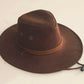 Western Edge: Chicken Skin Velvet Cowboy Hat (Stereotyped, Lacquered Finish).
