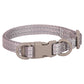 Double D-Ring Release Buckle Reflective Dog Collar, Durable Nylon Webbing Pet Collar