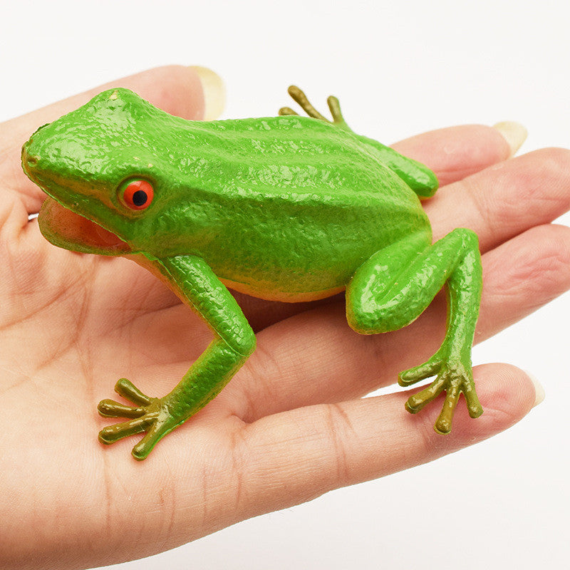 Realistic Fun: Simulation Calling Frog Animal Model Toy ($\mathbf{4}$ Colors).